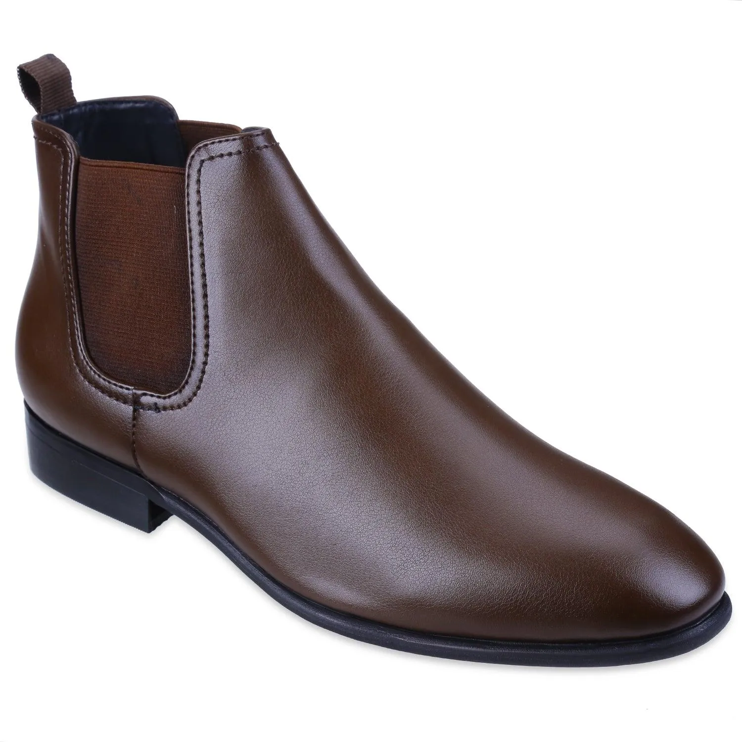 Alpha Brown Chelsea Boots