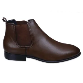 Alpha Brown Chelsea Boots