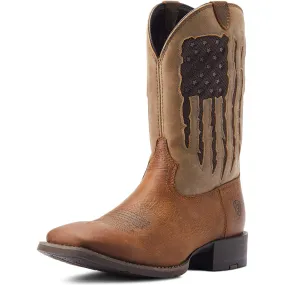 Ariat Men's Brown Sport My Country VentTEK Western Boot