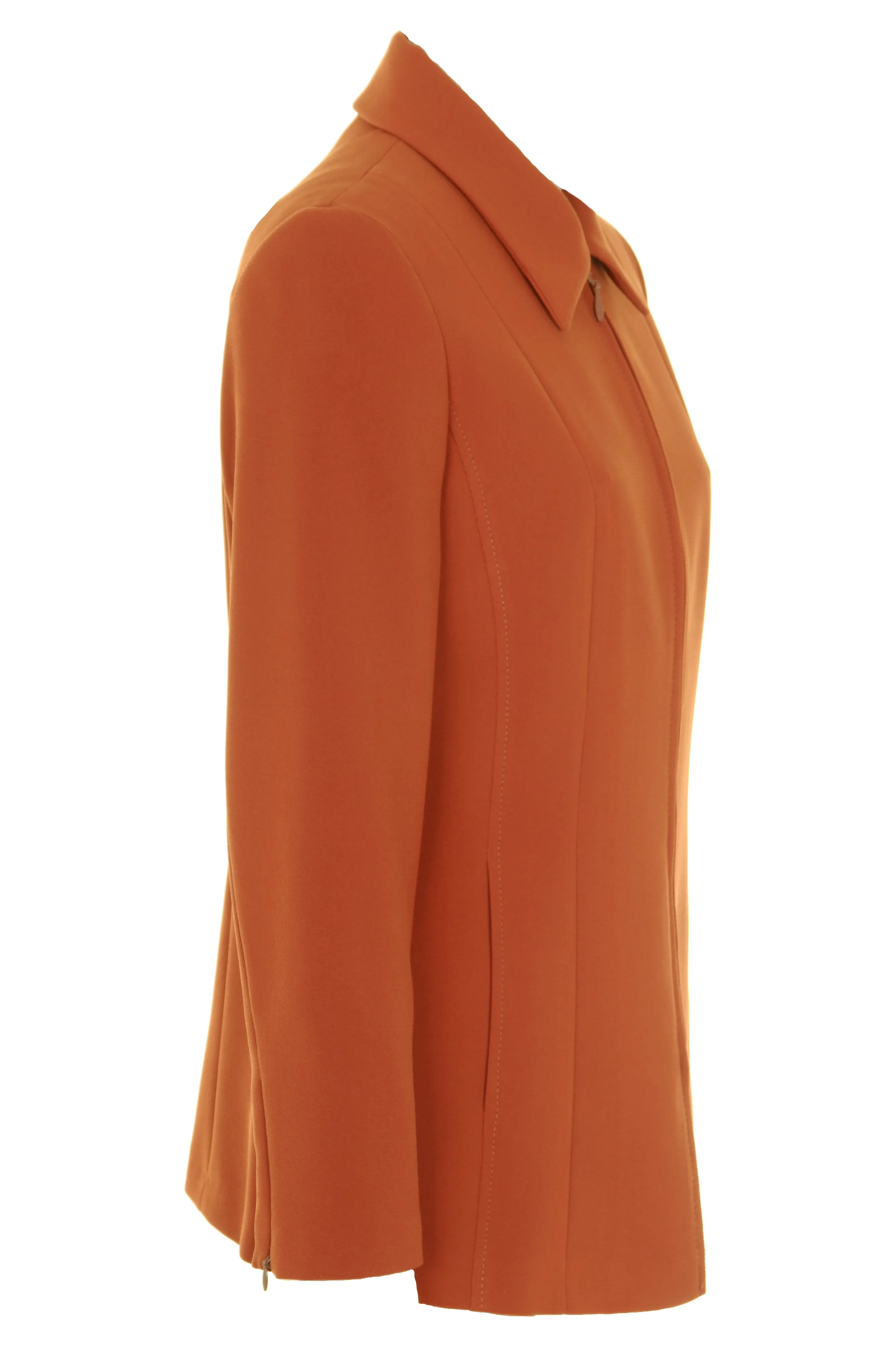 Busy Womens Terracotta Orange Jacket Blazer