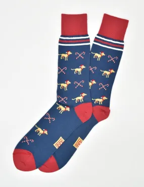 Candy Canines: Socks - Blue