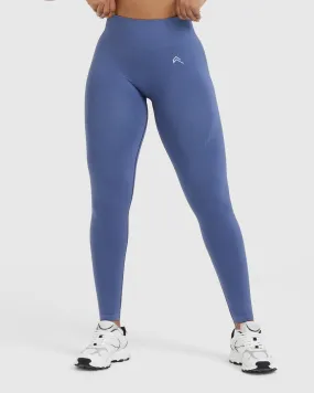 Classic Seamless 2.0 Leggings | Slate Blue Marl