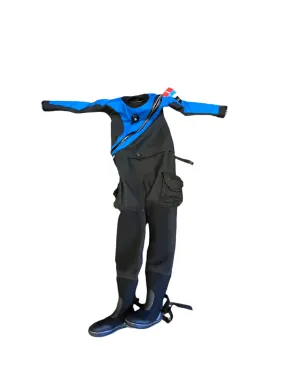 DUI FLX Extreme Ladies Scuba Drysuit (Royal Blue) on sale - only one at this price serial number -