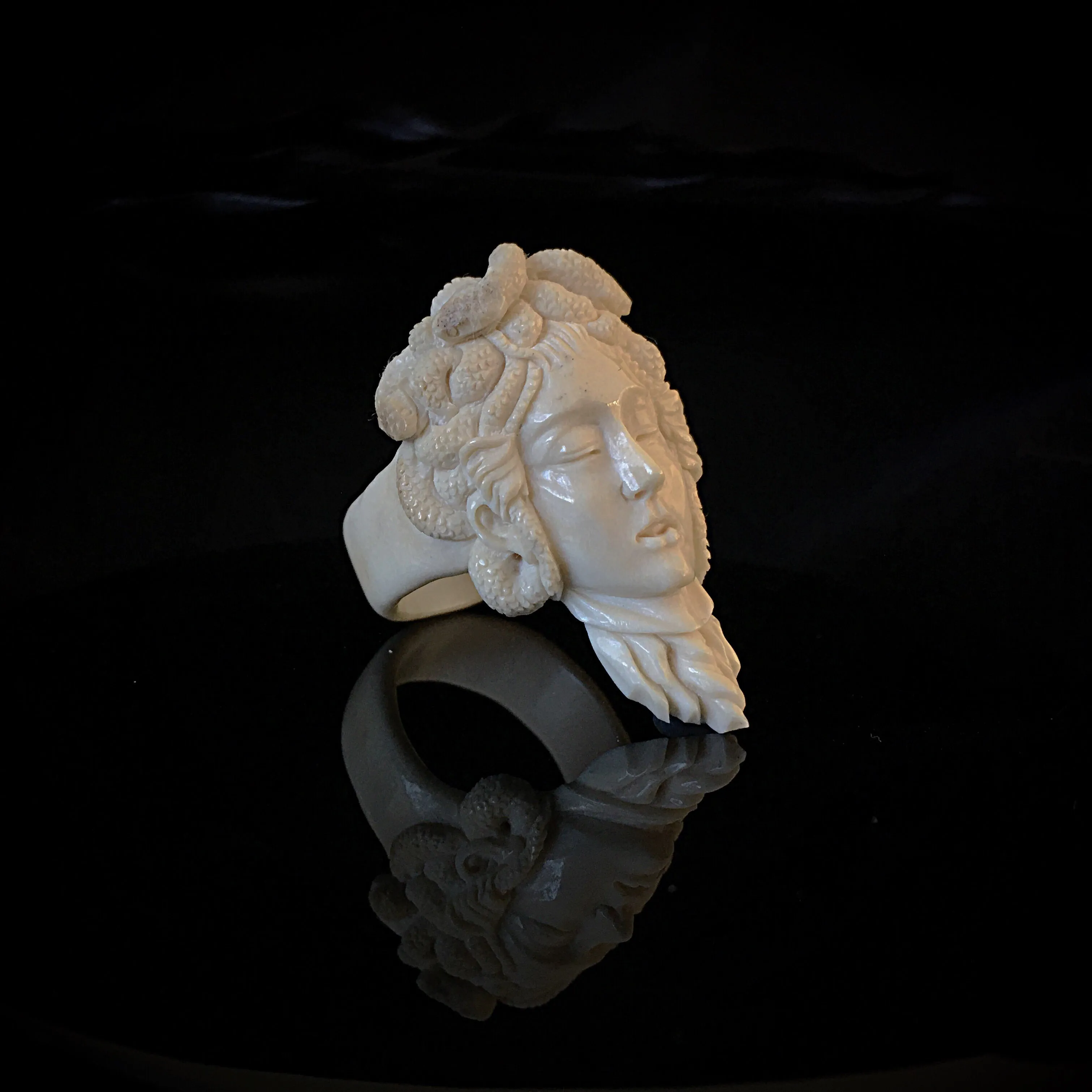 The Medusa Head Ring